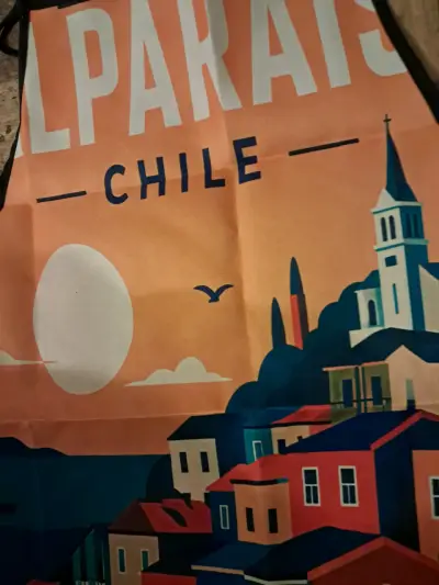 Delantal Valparaíso Chile colorido - miniatura 6