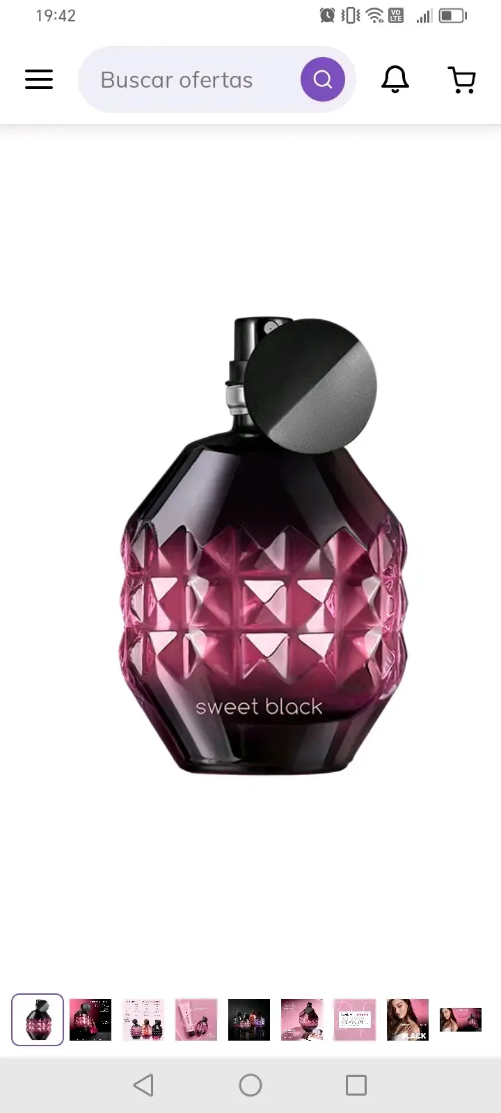 Perfume Sweet Black para mujer 100ml