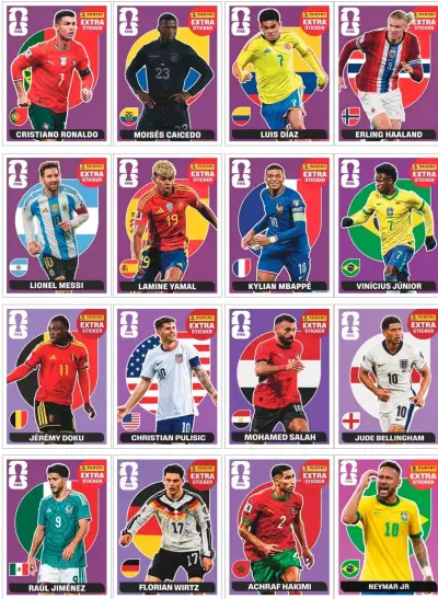 Extra stickers mundial 2026 alternativos - miniatura 4