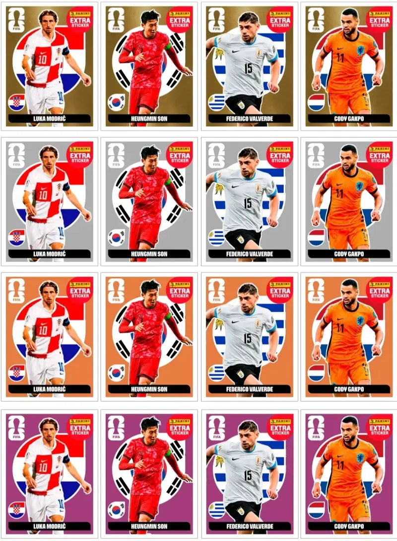 Extra stickers mundial 2026 alternativos - 5