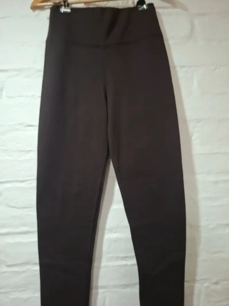 Leggings negros de algodón para mujer