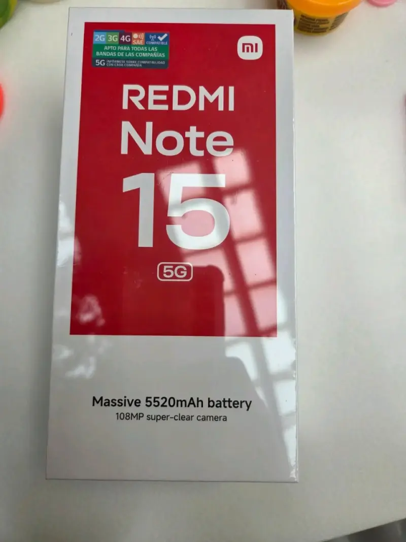 Smartphone Redmi Note 15 5G nuevo