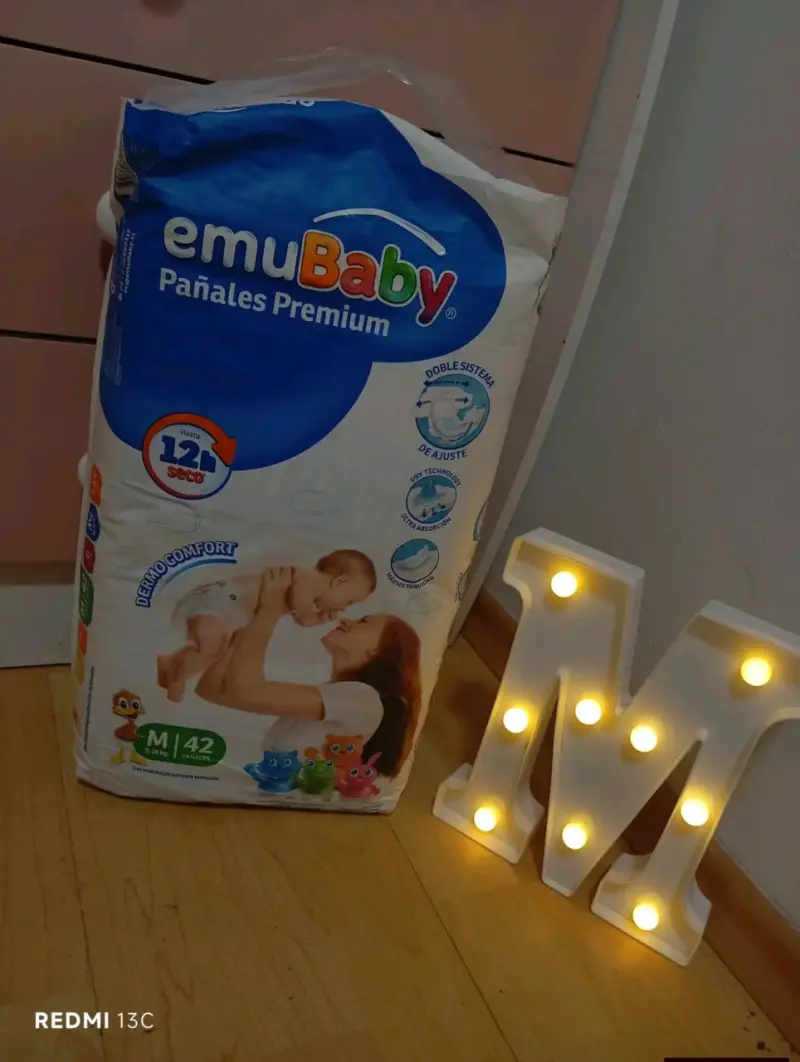 Pañales Premium EmuBaby Talla M 42 unidades - 1