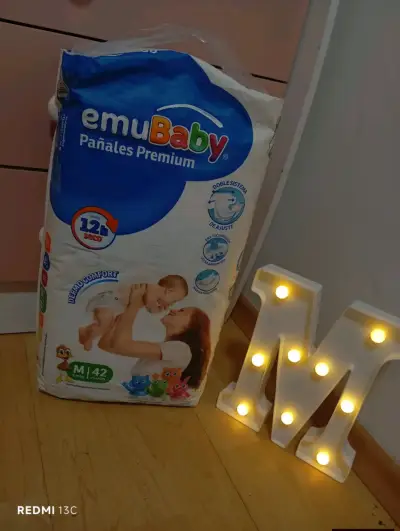 Pañales Premium EmuBaby Talla M 42 unidades - miniatura 1