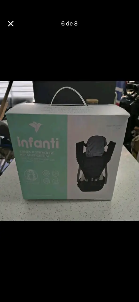 Arnés portabebé Infanti gris - 1