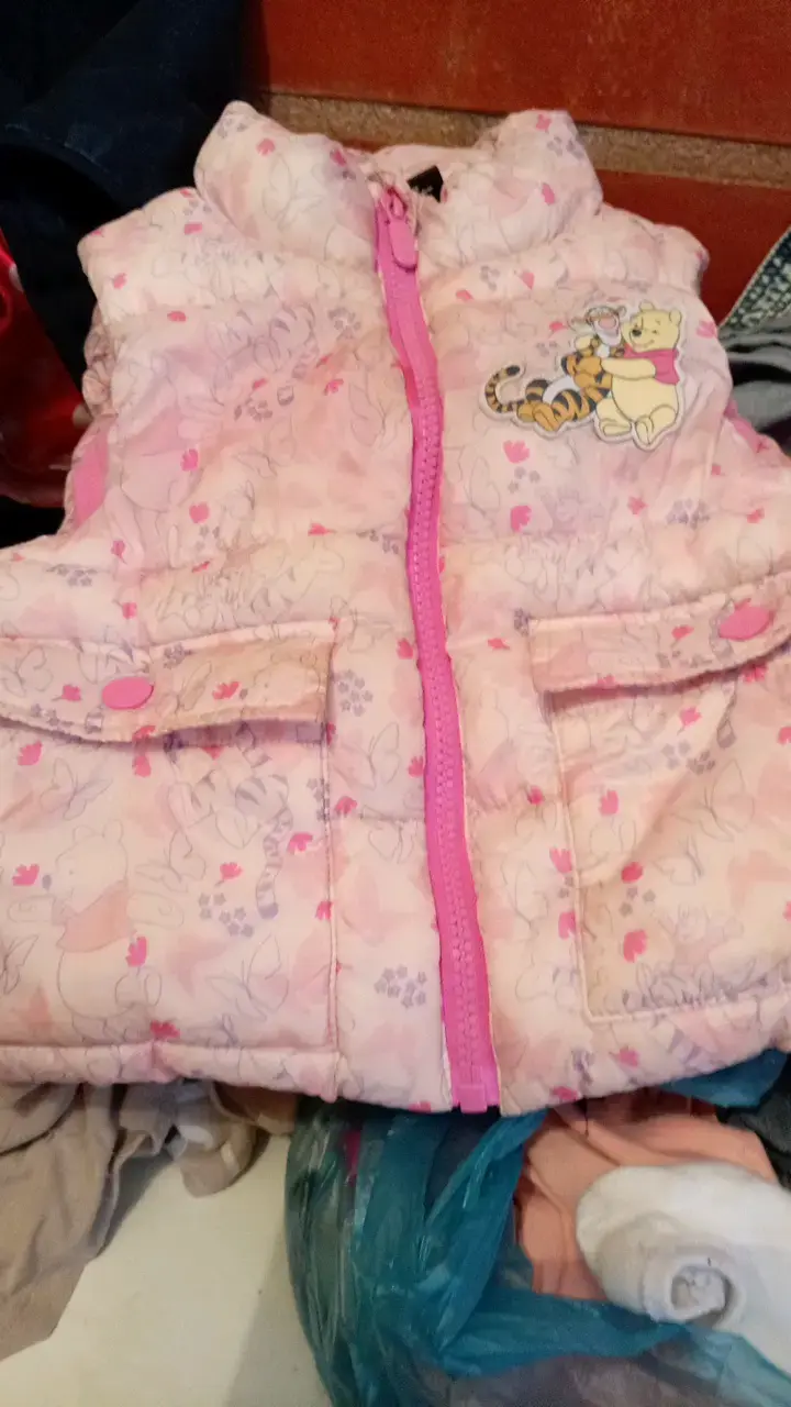 Chaleco infantil rosa Winnie the Pooh