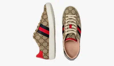 Zapatillas Gucci ACE GG Supreme Beige. - miniatura 5