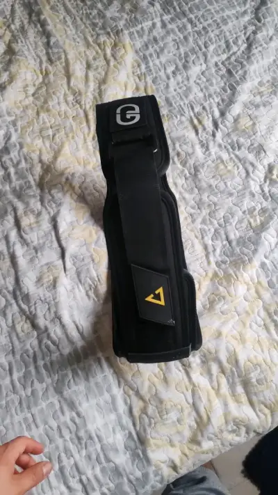 Cinturón de levantamiento GounodGym negro - miniatura 2