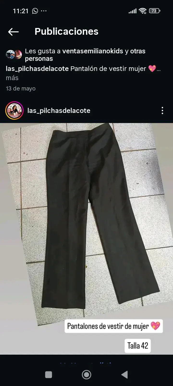 Pantalón de vestir negro para mujer - 3