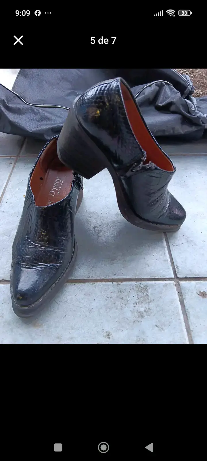 Botines de cuero marrón para mujer - 3