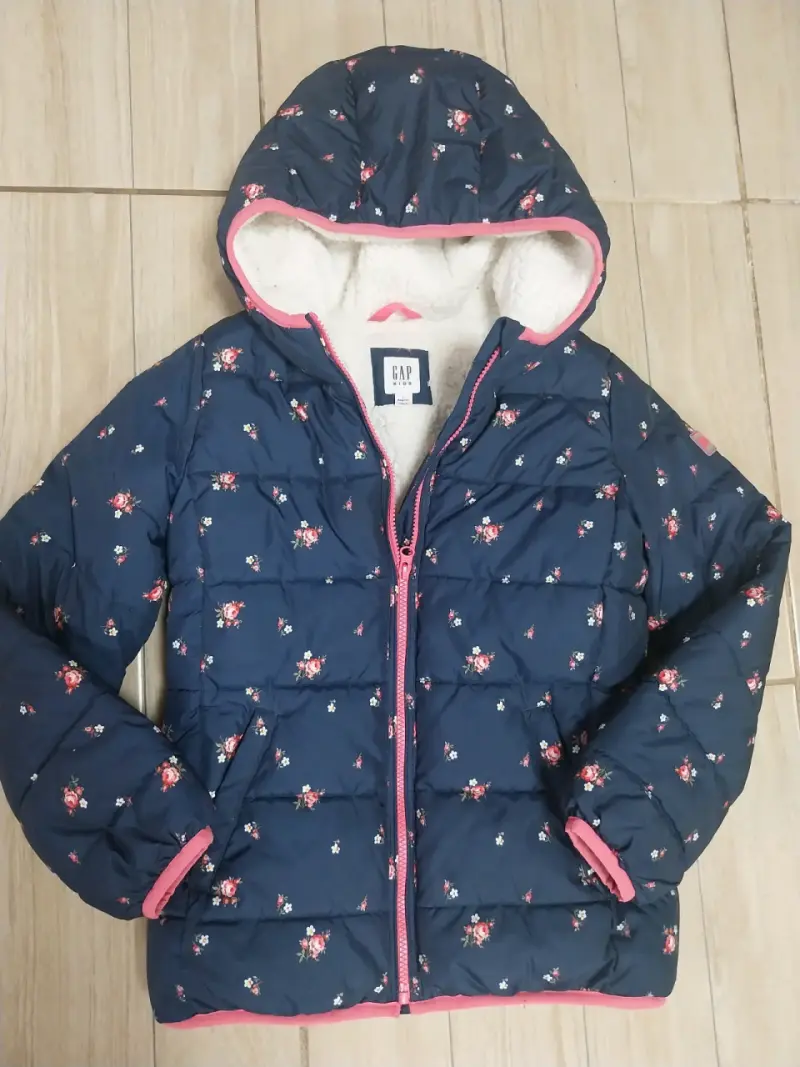 Chaqueta acolchada floral para niña GAP