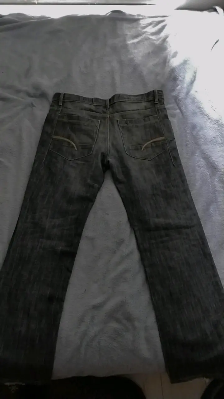 Jeans azul oscuro estilo rectos - 3