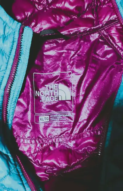 Chaqueta The North Face azul acolchada - miniatura 4