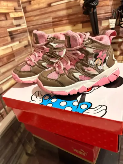 Zapatillas infantiles Minnie Mouse rosadas - miniatura 2