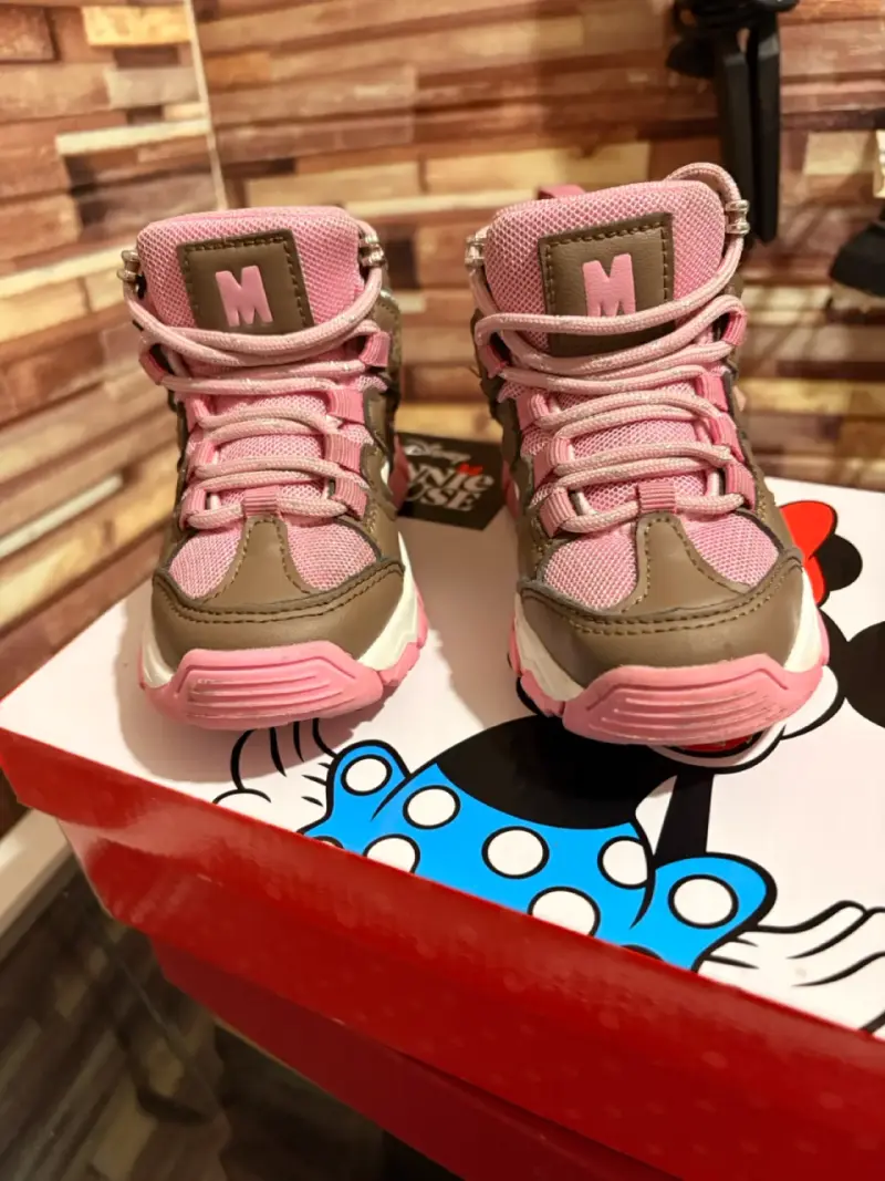 Zapatillas infantiles Minnie Mouse rosadas - 3
