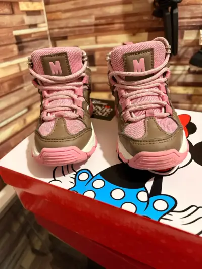 Zapatillas infantiles Minnie Mouse rosadas - miniatura 3