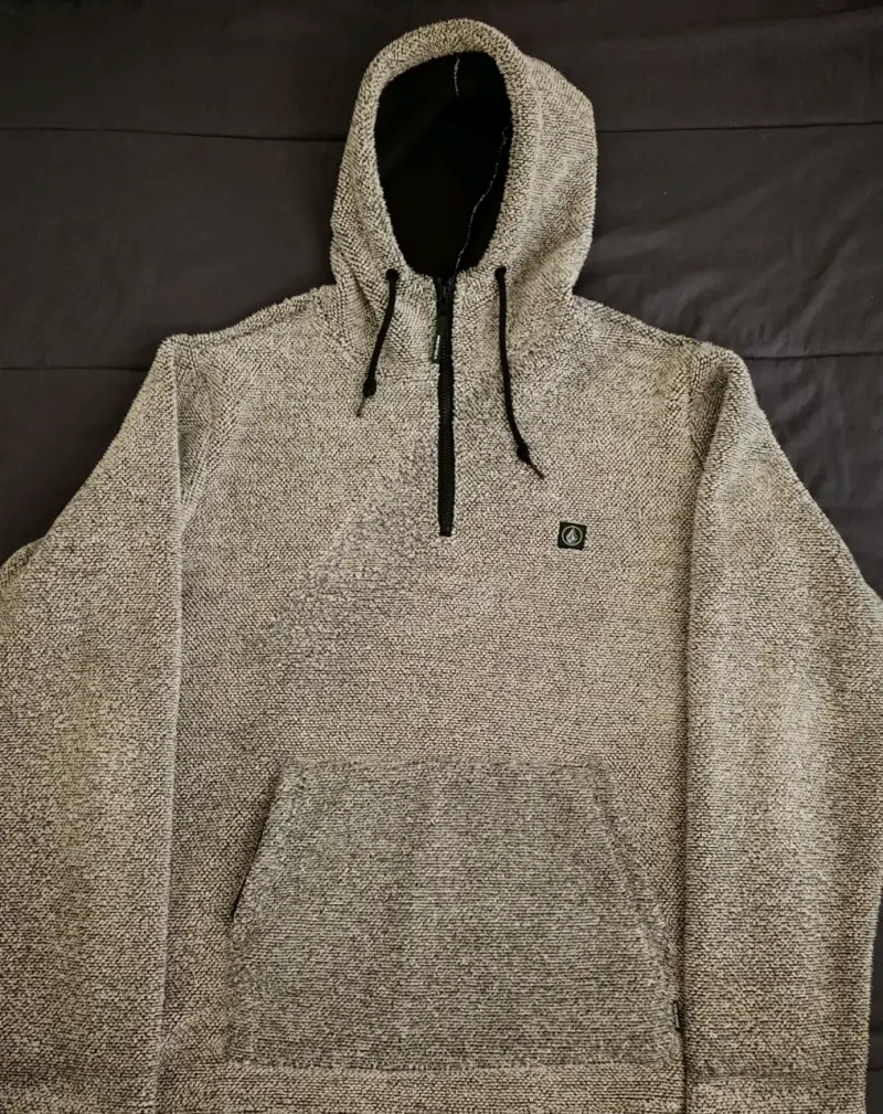 Polerón con capucha Volcom gris jaspeado - 2