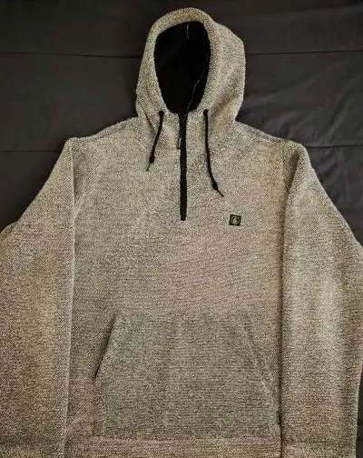 Polerón con capucha Volcom gris jaspeado - miniatura 2