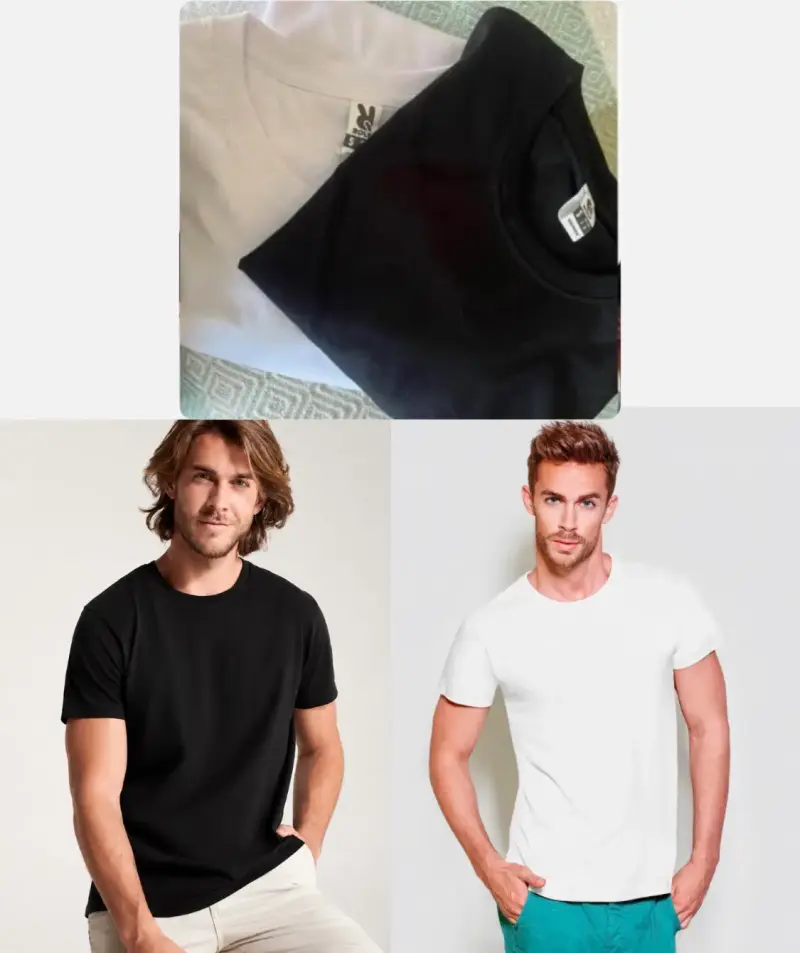 Poleras básicas 100% algodón
