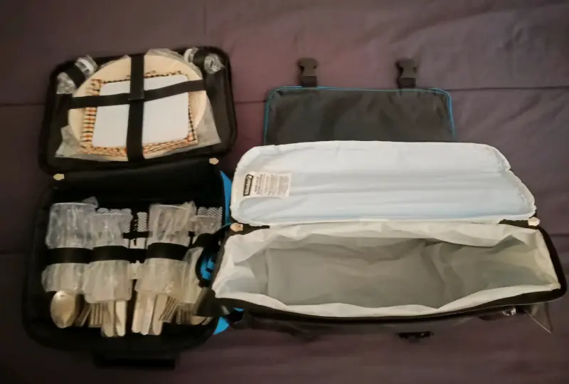 Bolso cooler klimber con accesorios camping - 3