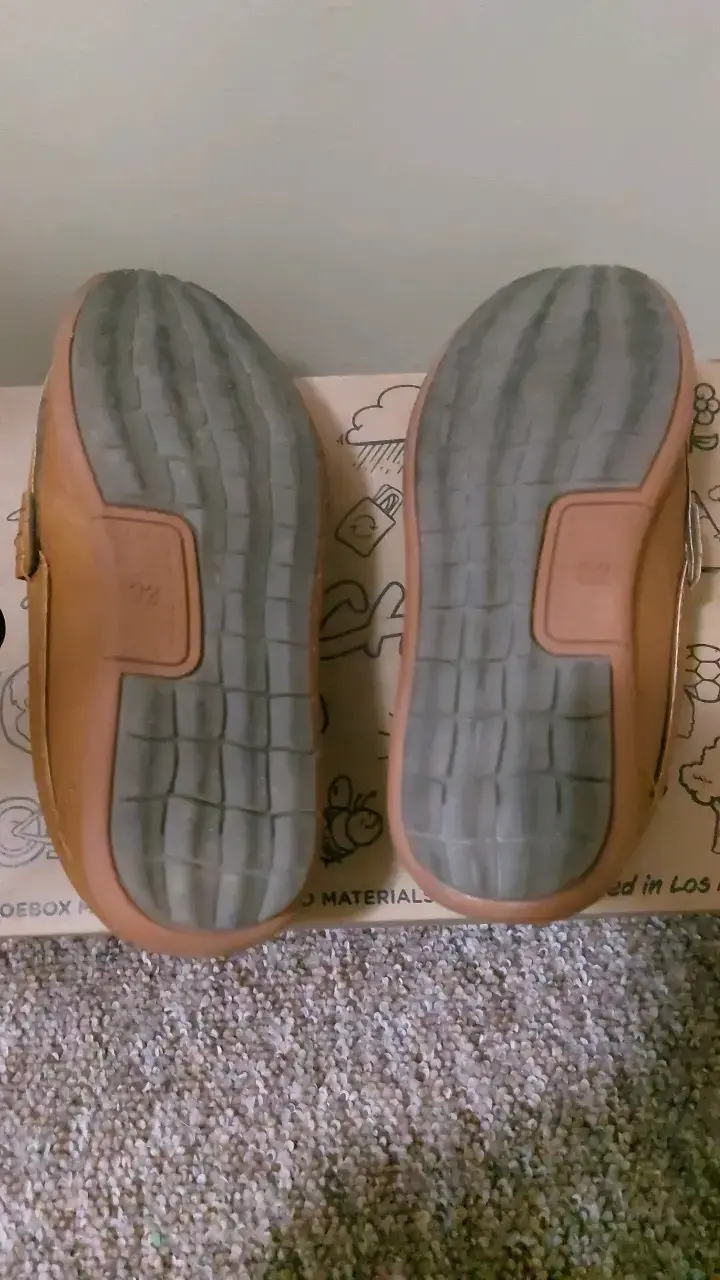 Mocasines de cuero marrón para niños - 3