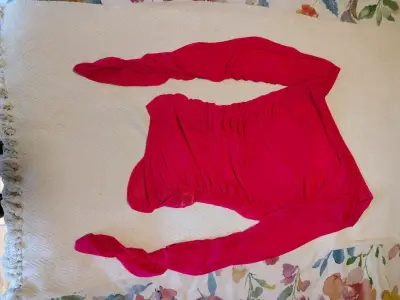 Top fucsia de un solo hombro talla M - miniatura 3