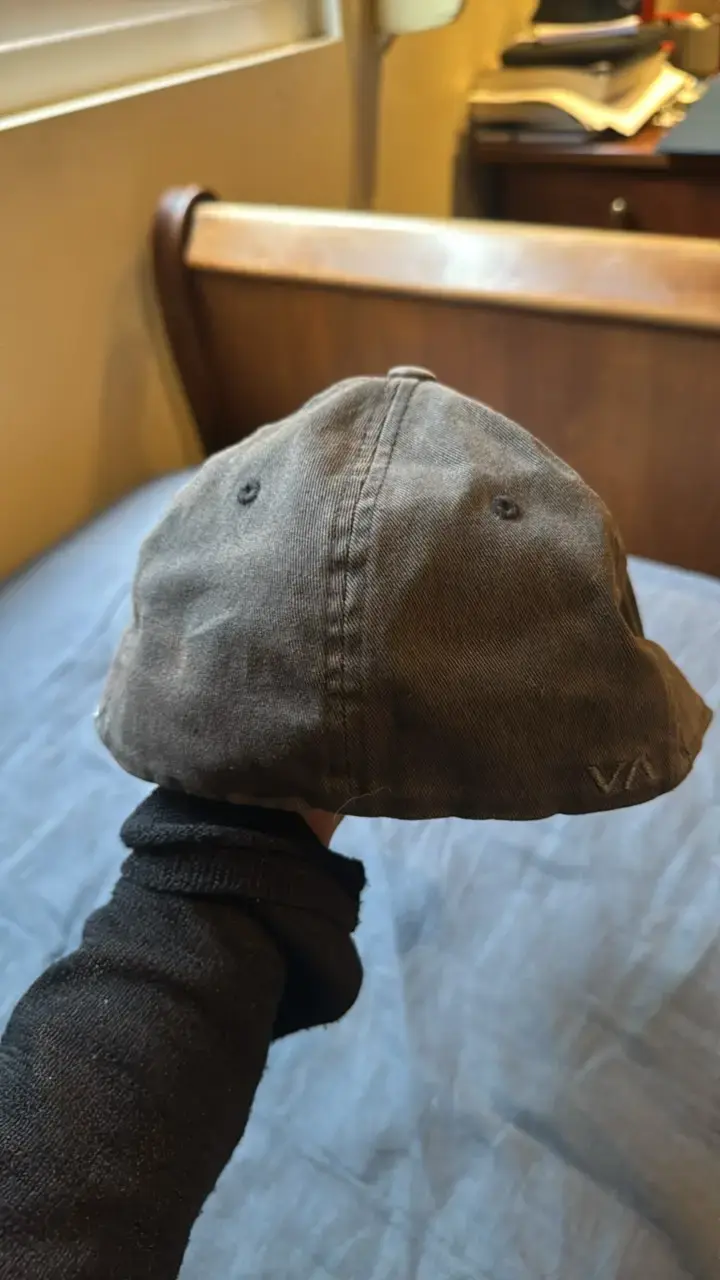 Gorra RVCA gris casual unisex - 3