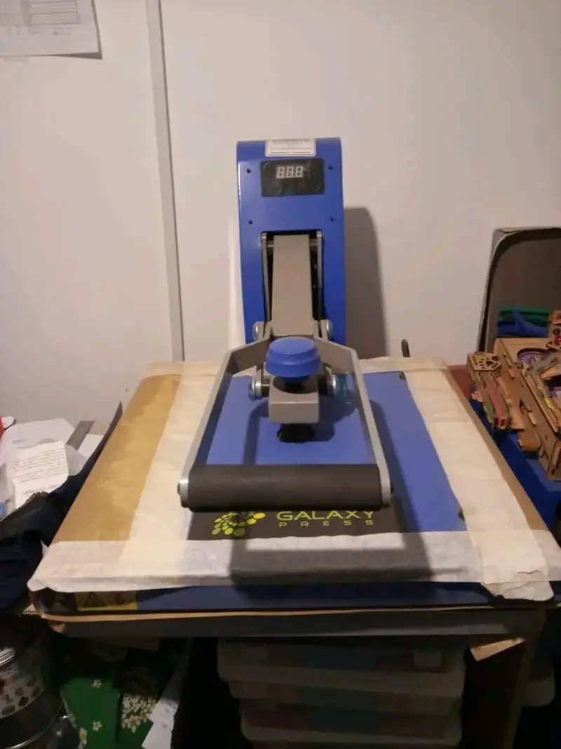 Prensa térmica Galaxy Press azul - 1