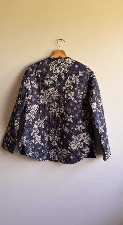 Chaqueta Mango talla M acolchada azul para mujer - miniatura 4