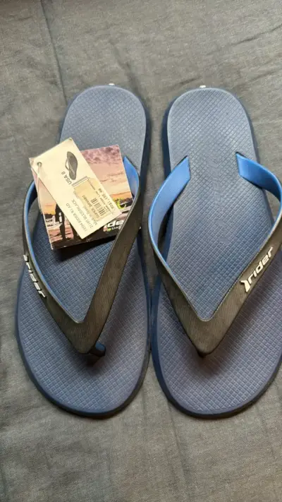 Sandalias Rider azul y negro para hombre - miniatura 1