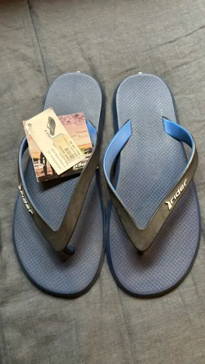 Sandalias Rider azul y negro para hombre - miniatura 2