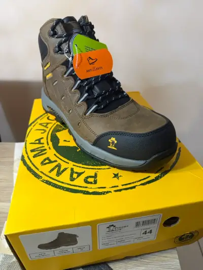 Zapato seguridad Panama Jack café talla 44 - miniatura 1