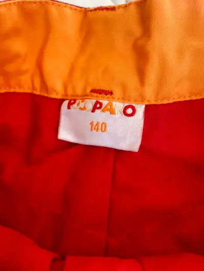 Pantalones de esquí rojos para niña - miniatura 2