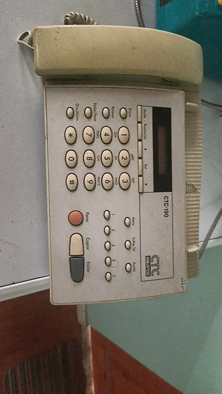 Teléfono fax CTC-190 vintage