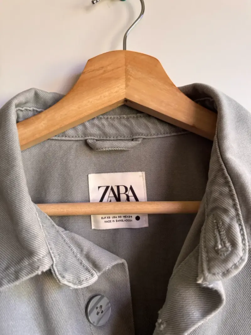 Chaqueta Zara talla XS da para M con bolsillos - 3