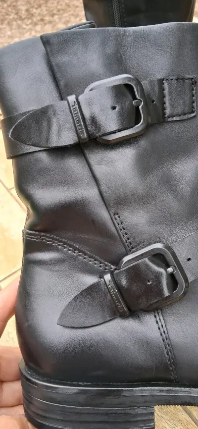 BOTINES BIKER TAMARIS CUERO - miniatura 2