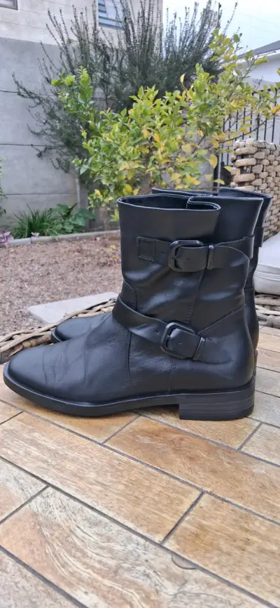 BOTINES BIKER TAMARIS CUERO - miniatura 5