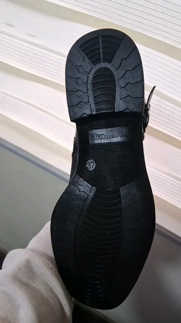 BOTINES BIKER TAMARIS CUERO - 6