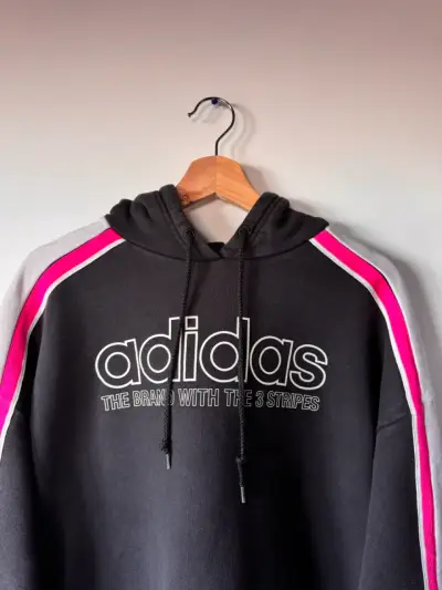 Polerón Adidas Talla M/L negro con capucha - miniatura 2