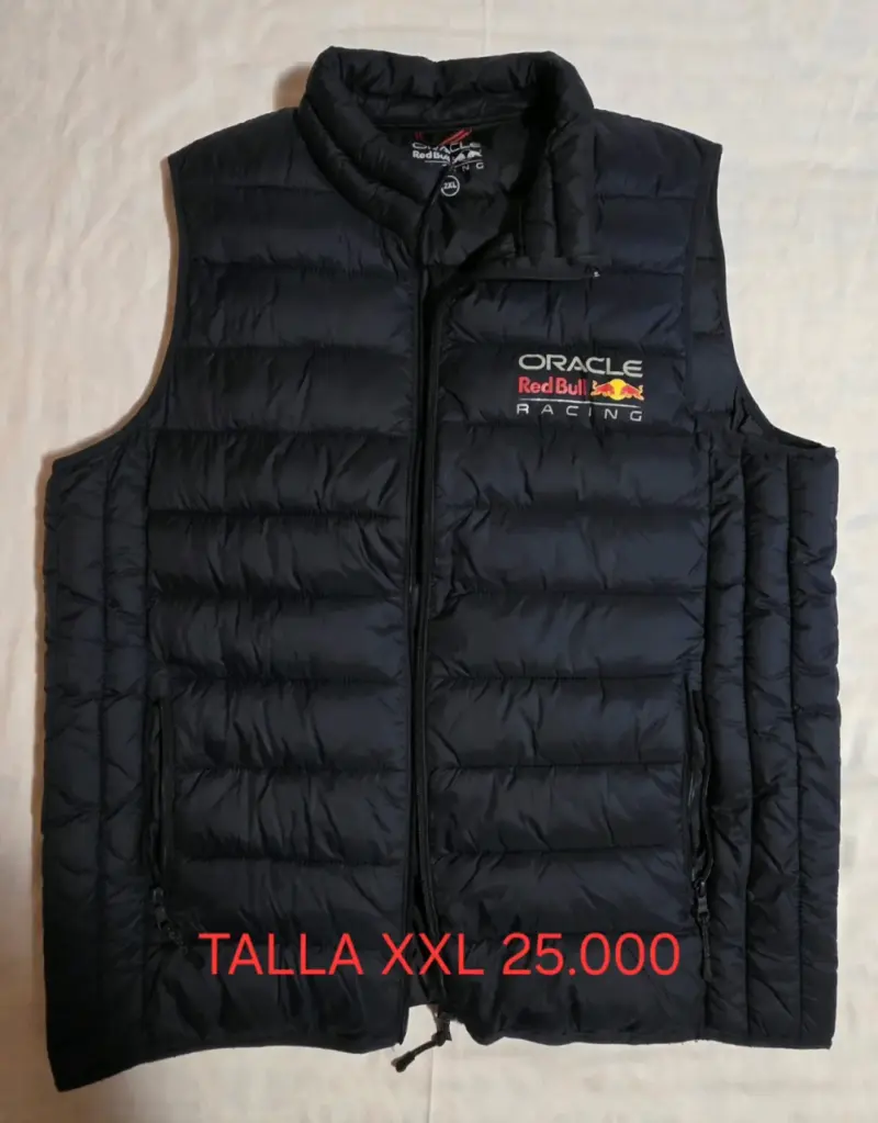 Chaleco acolchado Oracle Red Bull Racing negro