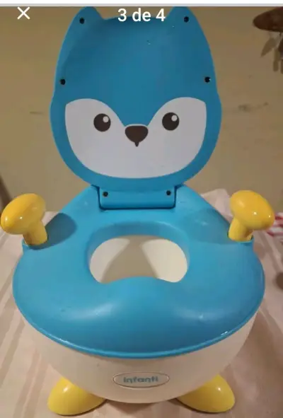 Bacinica infantil Infanti azul y amarillo - miniatura 1