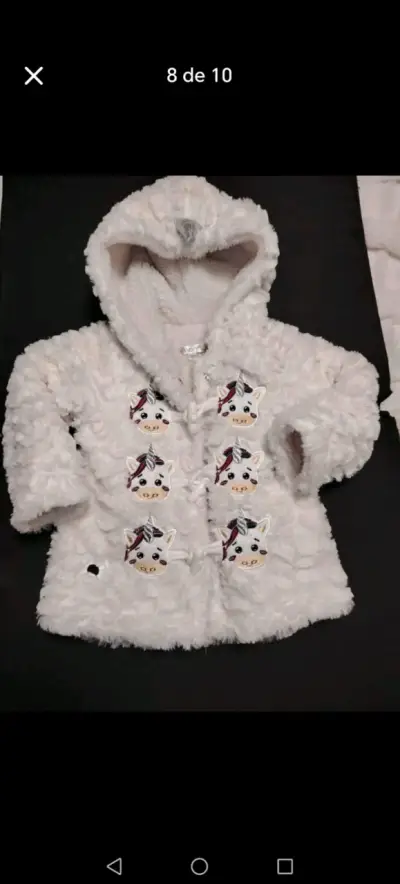 Chaqueta acolchada plateada para niño - miniatura 5