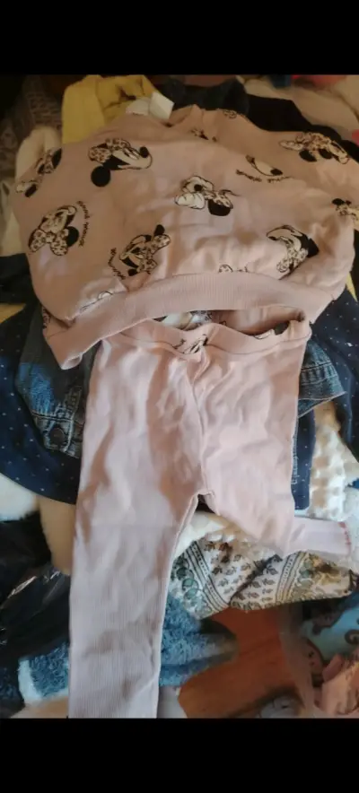 Conjunto infantil Minnie Mouse rosado - miniatura 1