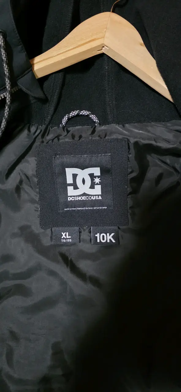 Chaqueta DC con capucha negra y gris - 2