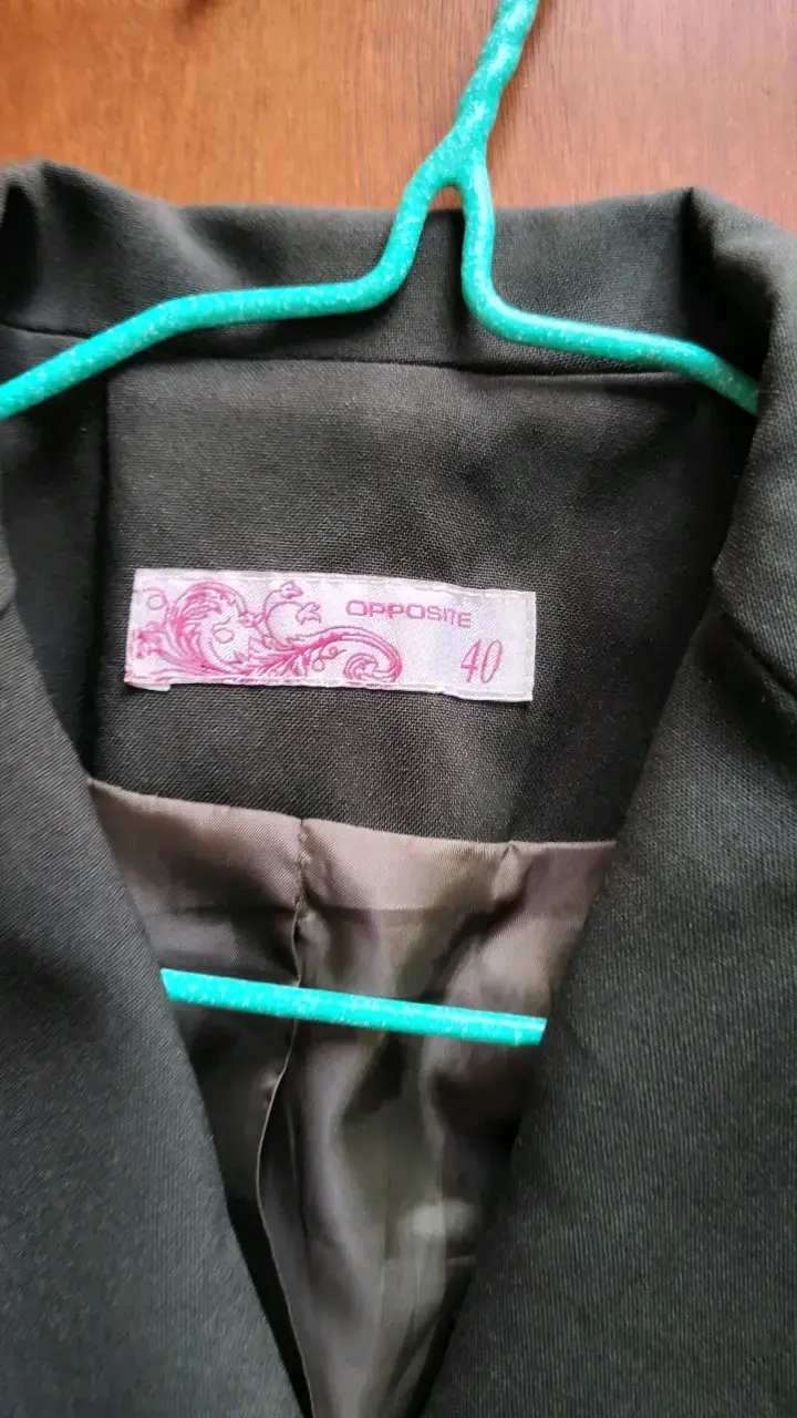 Blazer verde oscuro para mujer - 2