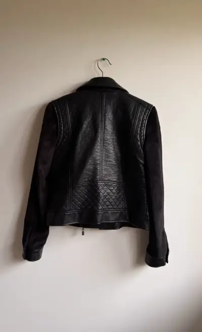 Chaqueta iO talla S negra estilo biker - miniatura 4