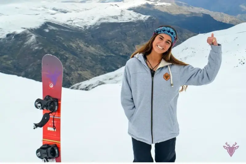 Polerón Raindoor talla S gris con capucha y cierre - 5