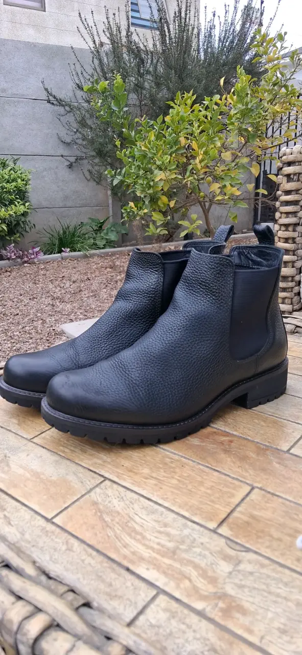 BOTINES ESTILO CHELSEA CUERO GRANULADO ECCO 40 - 1