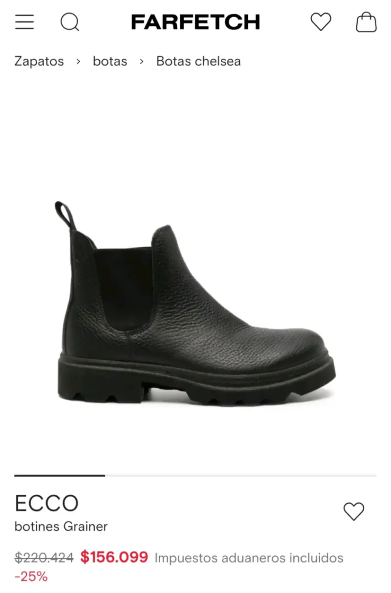 BOTINES ESTILO CHELSEA CUERO GRANULADO ECCO 40 - 3