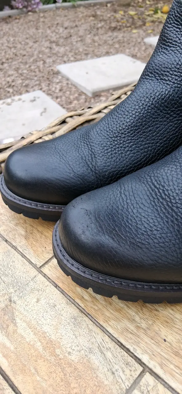 BOTINES ESTILO CHELSEA CUERO GRANULADO ECCO 40 - 4